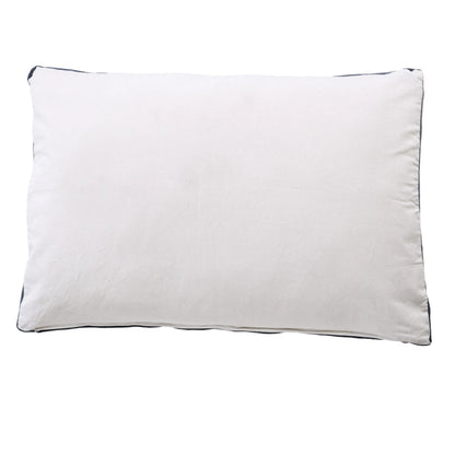 24" X 36" Stonewashed Blue Pillow Style Pet Bed With Removable Cover