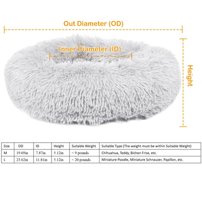 Pet Dog Bed Soft Warm Fleece Puppy Cat Bed