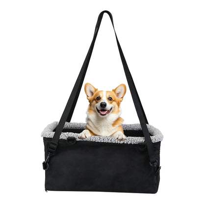Small Dog Car Seat with Harness Center Console Pet