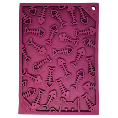 Fishy emat - Small Enrichment Lick Mat for Dogs and Cats