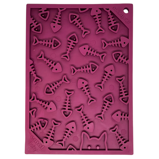 Fishy emat - Small Enrichment Lick Mat for Dogs and Cats