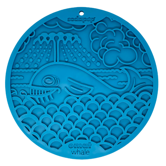 Whale eMat - Enrichment Lick Mat for Dogs and Cats
